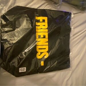 Vlone Friends Tote Bag 'Black/Yellow'